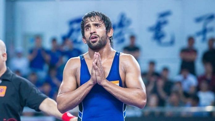 Asian and Commonwealth Games gold-medallist wrestler Bajrang Punia | Twitter