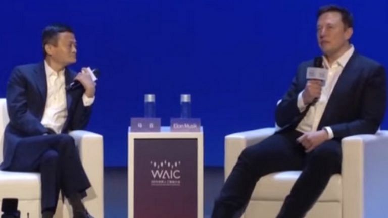Jack Ma and Elon Musk on one stage, discuss everything between AI, aliens and ‘Love-Q’