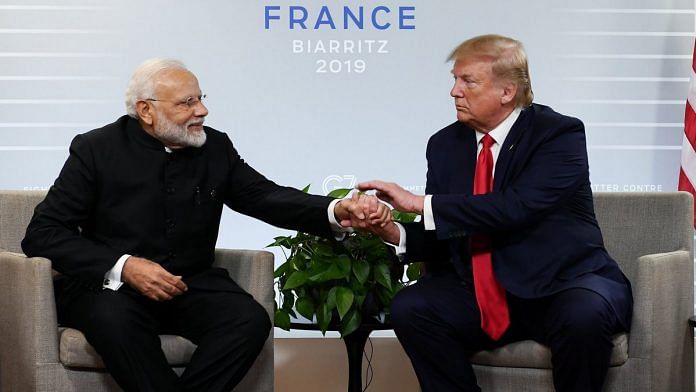PM Modi and Donald Trump at the G7 summit | @narendramodi | Twitter