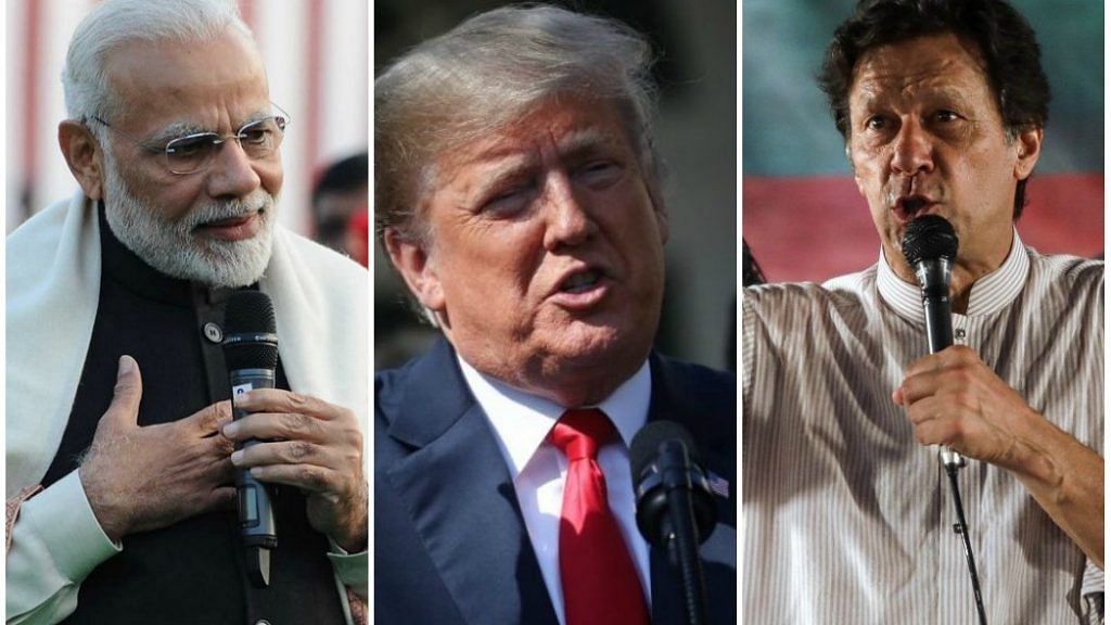PM Narendra Modi, Donald Trump and Imran Khan