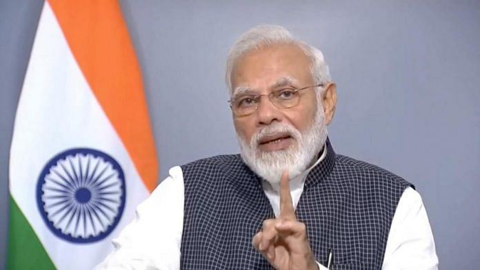 Prime Minister Narendra Modi addressed the nation on 8 August, three days after his government revoked Article 370 | BJP | Twitter