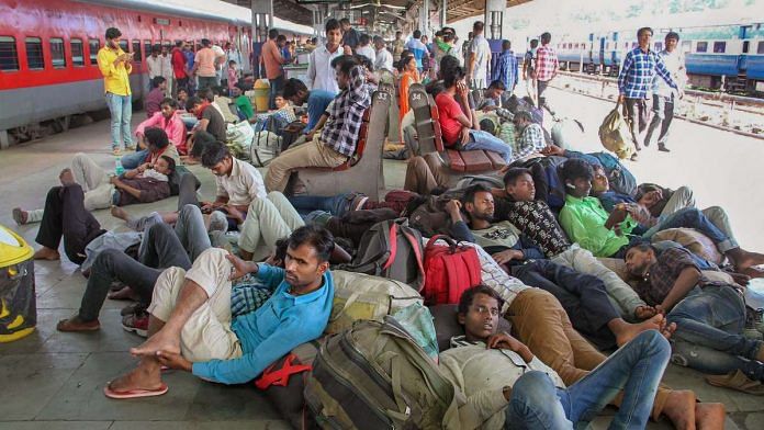 People in J&K wait for their trains