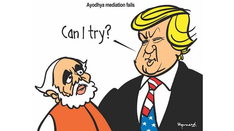 Trump offers ‘mediation’ in Ayodhya dispute as Kashmir govt ‘flashes gun’ to ease panic