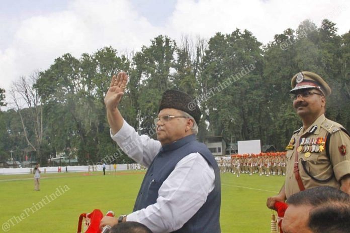 Jammu and Kashmir governor Satya Pal