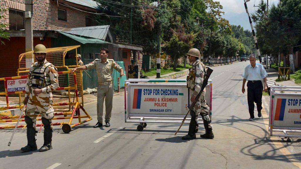 Restrictions in Srinagar