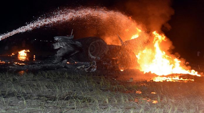 A Sukhoi 30 fighter jet of the Indian Air Force crashed minutes after taking off from IAS Tezpur base in Assam | PTI