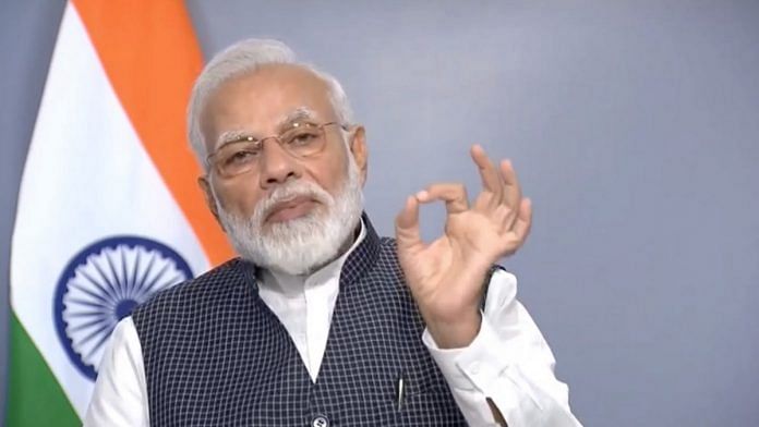 Prime Minister Narendra Modi addressed the nation on 8 August, three days after his government revoked Article 370 | BJP | Twitter