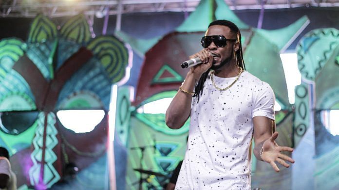 Flavour performing in Nairobi