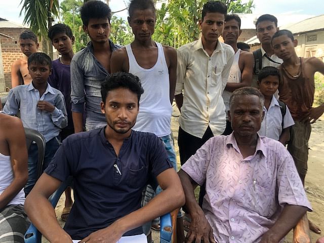 Samidul Islam (left) & Abdul Salaam of Mangaldoi, who claim half their family members have been excluded while others have found their names, despite producing same legacy documents.