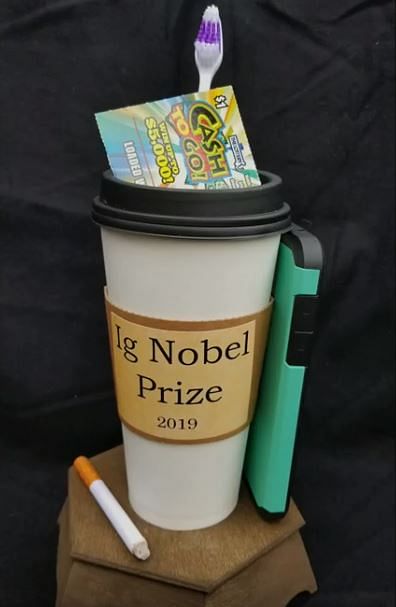 The Ig Nobel Prize for 2019 was a “cup full of habits”