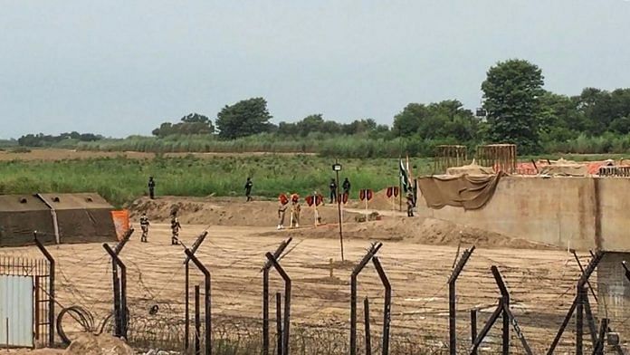 The venue where India and Pakistan officials held technical talks on Kartarpur corridor, at Dera Baba Nanak, Gurdaspur