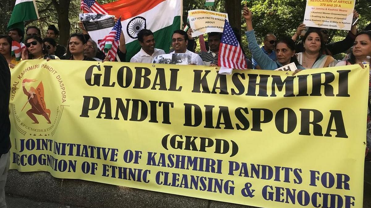 Kashmiri-pandits-WaPo-protest