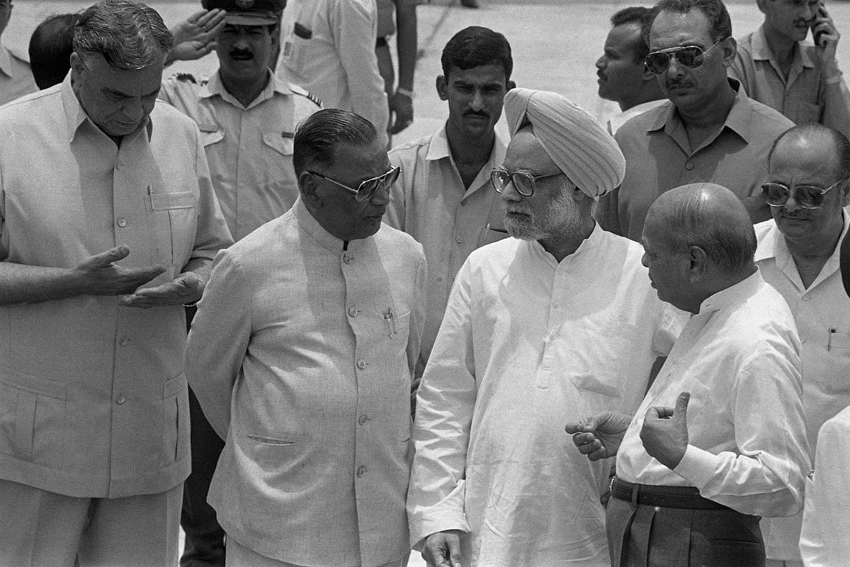Singh was the finance minister under prime minister Narasimha Rao. The two initiated India's economic liberalisation in 1991. | Photo: Praveen Jain | ThePrint