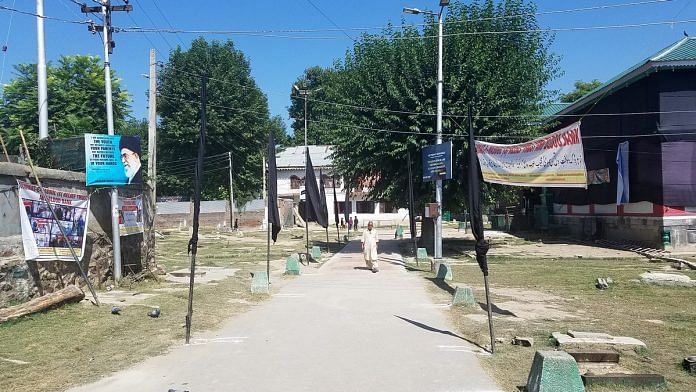 A deserted street ahead of Muharram