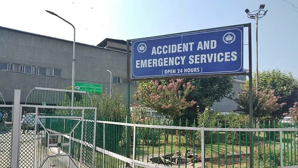 The accident and emergency services wing at SIMS in Kashmir | Photo: Praveen Jain | ThePrint