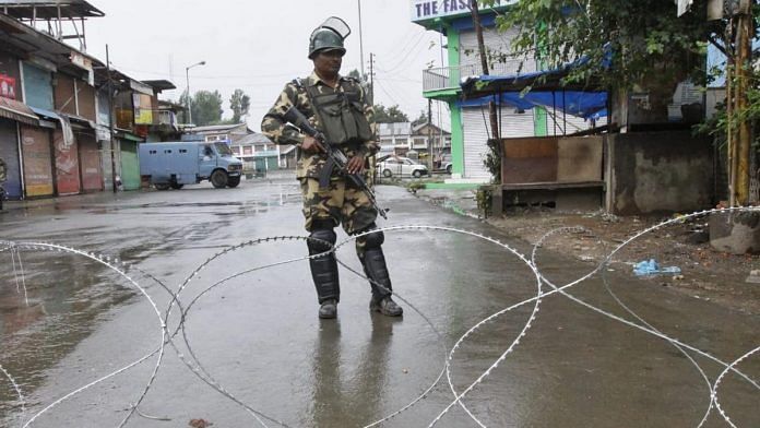The report has also listed the deployment of J&K and paramiltary forces personnel as contributory factors to preventing violence | Photo: Praveen Jain | ThePrint
