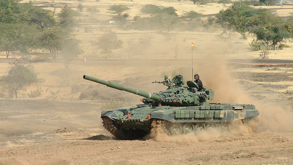 A file photo of the Indian Army's T-72 Ajeya MK2 tanks. | Photo: Commons