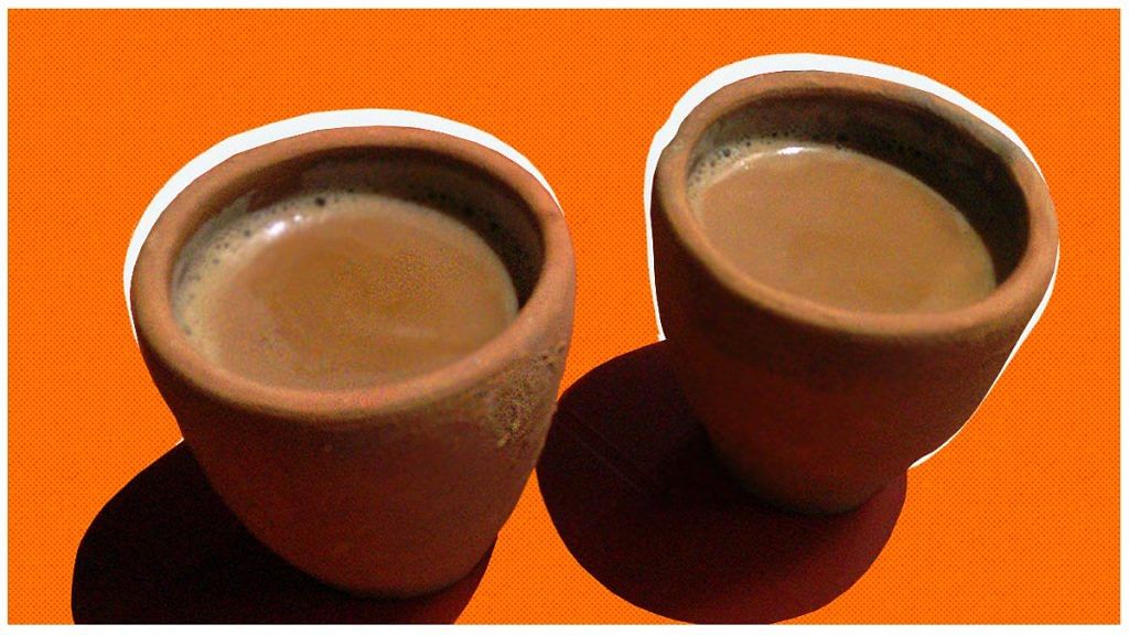 Tea served in kulhads or earthen cups