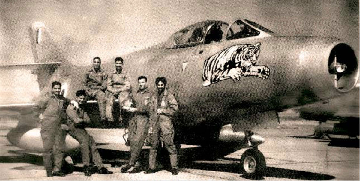 1 Sqn Mysteres were the first attackers over Sargodha at the dawn of 7 Sep 1965 | Image: By special arrangement 