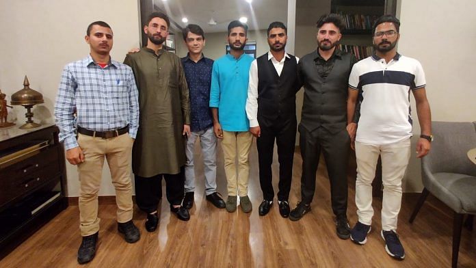 Members of the Kashmiri activists group in New Delhi. | Manisha Mondal/ThePrint