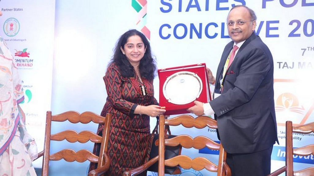 Shamika Ravi, member of the PM’s Economic Advisory Council at the States’ Policy Conclave 2019 organised by the PHD Chamber of Commerce & Industry | Twitter