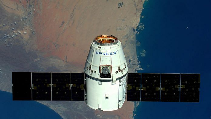 A SpaceX satellite. Credit: Bloomberg