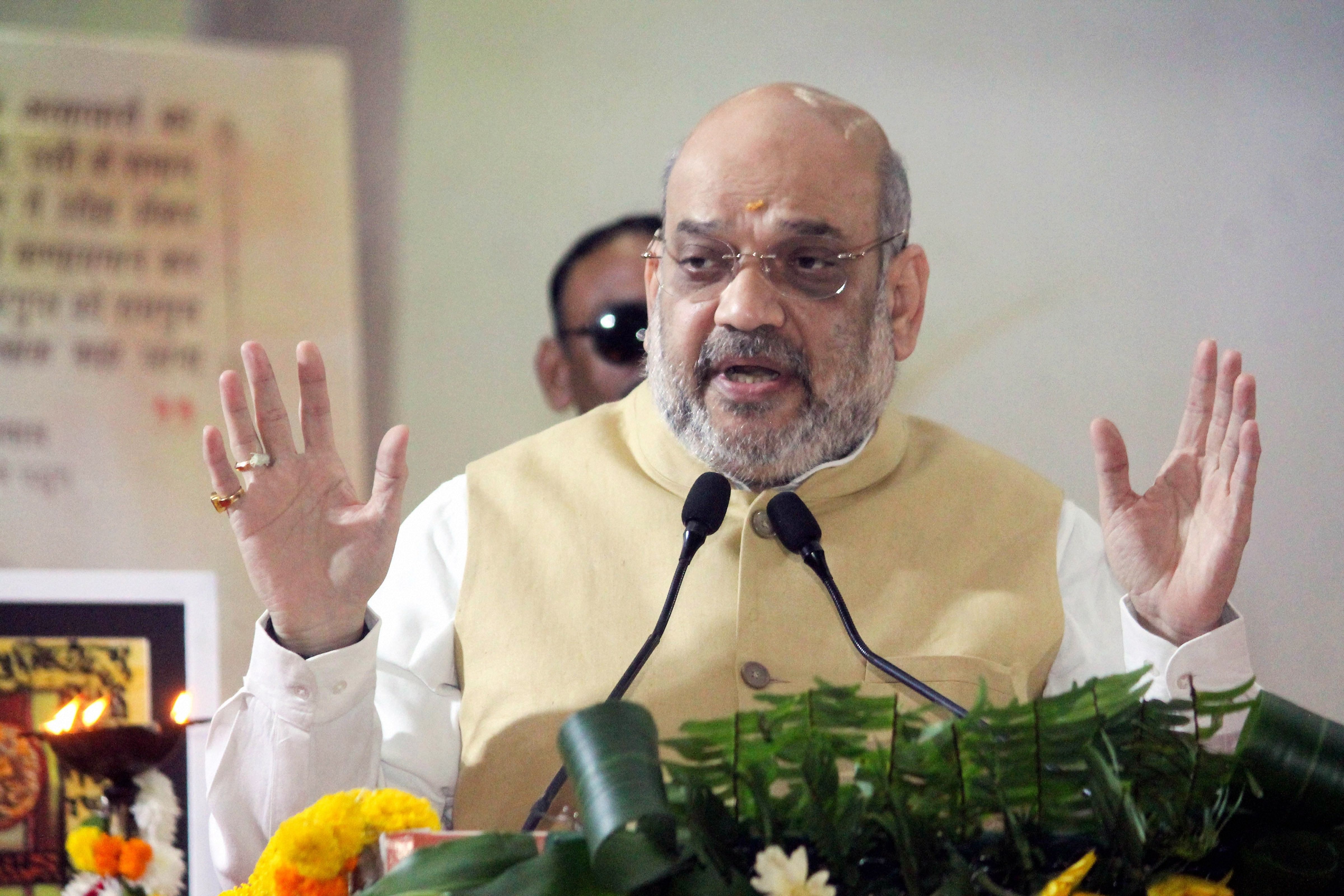 Amit Shah Reviews Delhi's Security Day After Violence At Farmers 