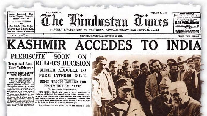 The day Kashmir acceded to India in 1947 | Commons