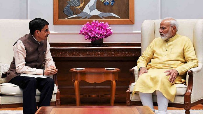 Nagaland governor with PM Modi