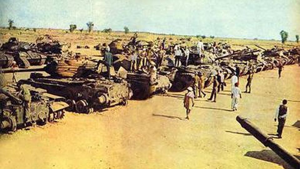 1965 India-Pakistan tank battle