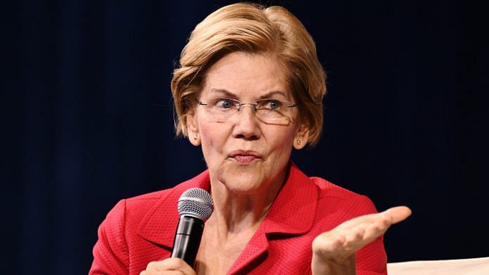 Senator Elizabeth Warren, 2020 presidential candidate, in in Las Vegas,