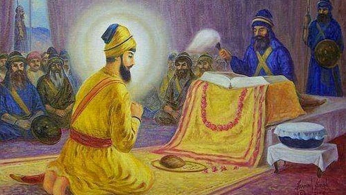 A portrait of Guru Gobind Singh