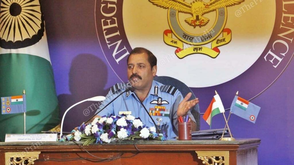 IAF chief Air Chief Marshal Rakesh Bhadauri