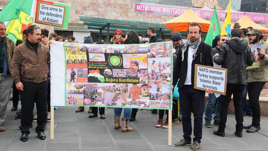 A rally against Turkish attacks on Kurds | Flickr