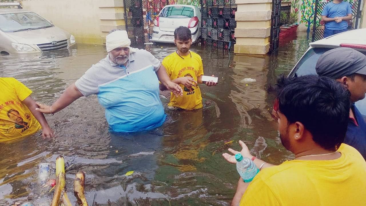 Don Turned Politician Pappu Yadav Has A New Avatar Drowning Patna S Saviour