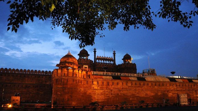 The Red Fort in New Delhi