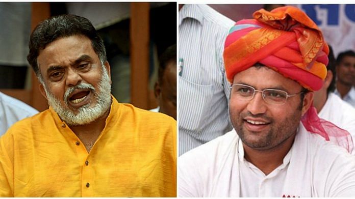 Congress leaders Sanjay Nirupam and Ashok Tanwar