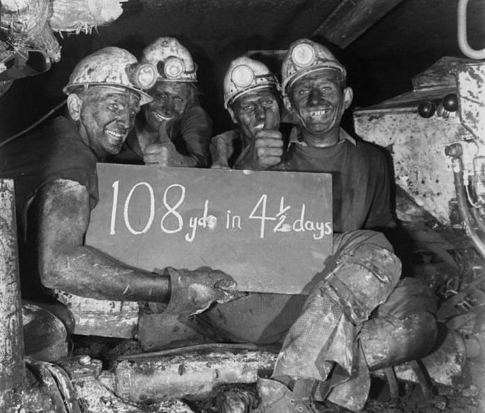 Miners working at Bersham Colliery near Wrexham in Wales, 1960 | The National Archives UK | Flickr  