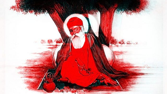 Guru Nanak. Illustration: Arindam Mukherjee/ThePrint