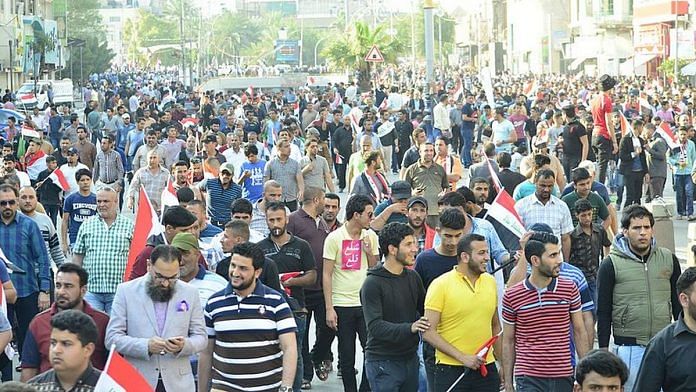 (Representational Image) of protests in Baghdad, Iraq | Commons