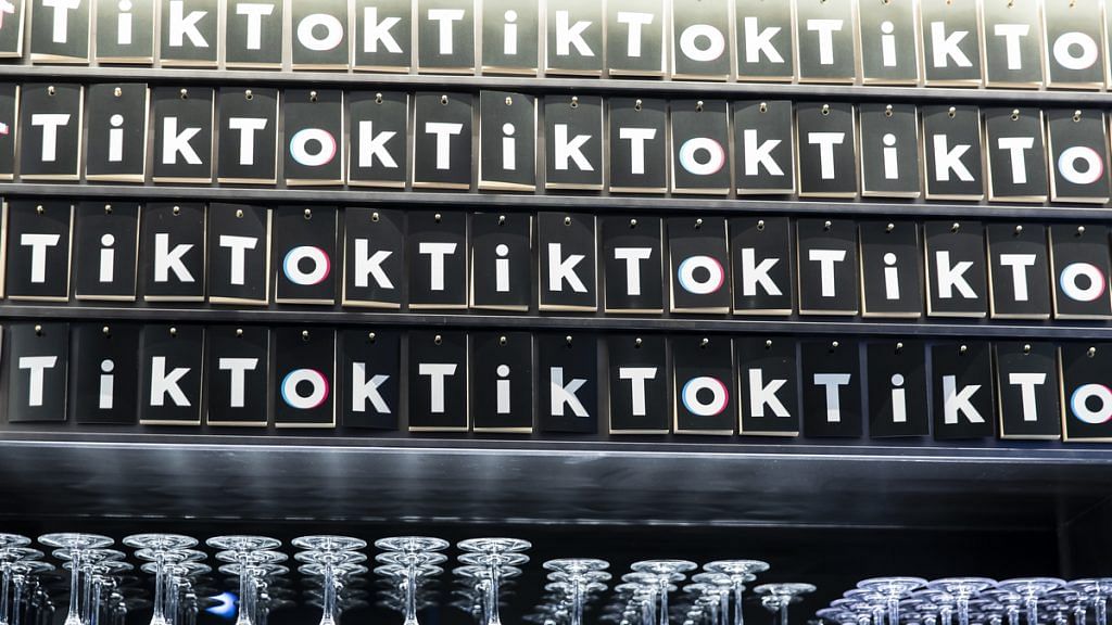 Signage is displayed at the TikTok Creator's Lab 2019 event hosted by Bytedance Ltd. in Tokyo. | Photographer: Shiho Fukada | Bloomberg