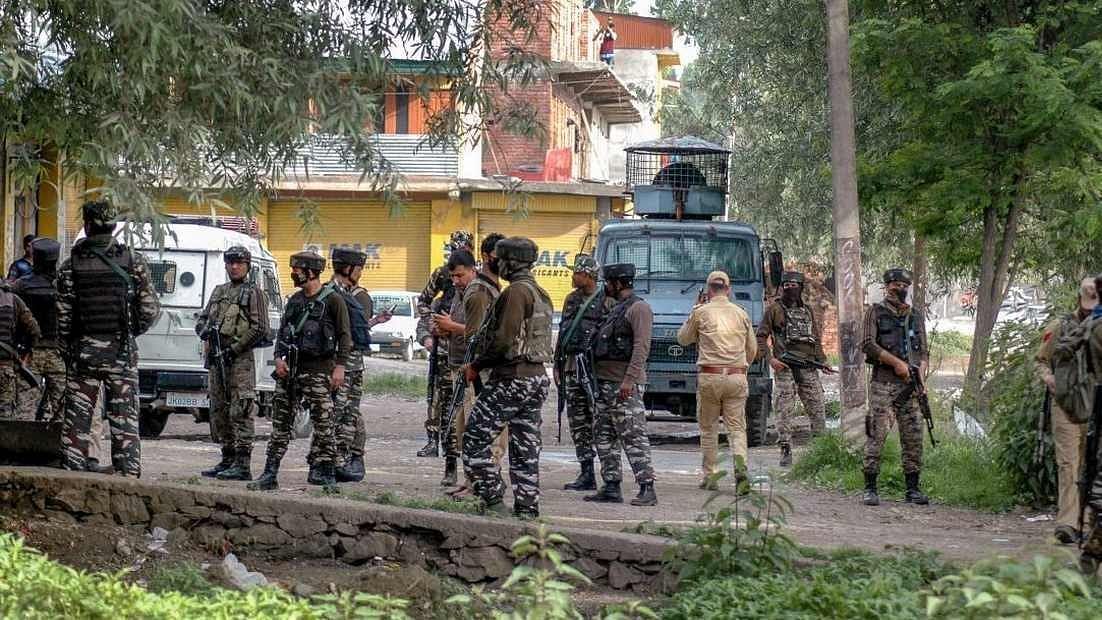 File photo of security personnel at Anantnag district in Kashmir | PTI