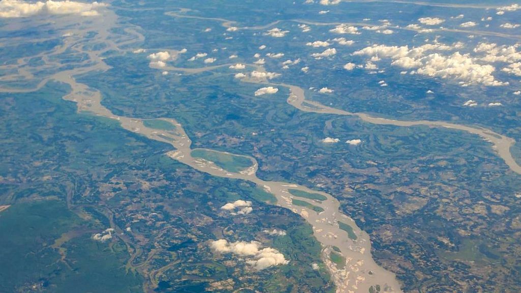 Aerial view of the Brahmaputra in Assam | Pexel