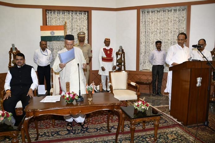 In a shocking development, NCP leader Ajit Pawar was sworn in as deputy CM of the state | By special arrangement