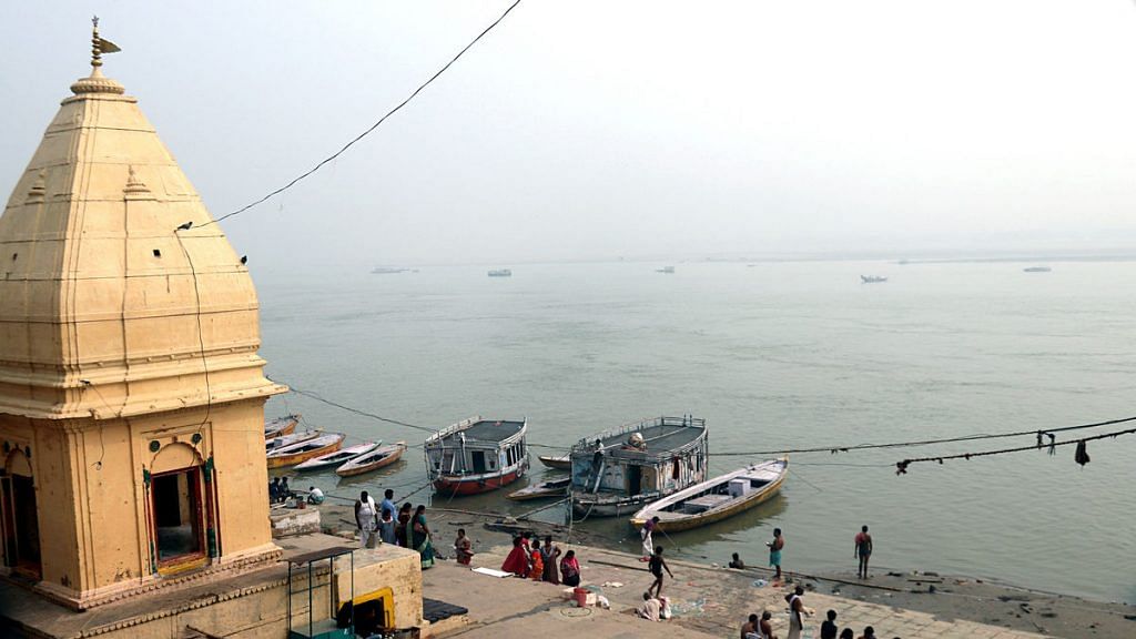 The river Ganga in Varanasi