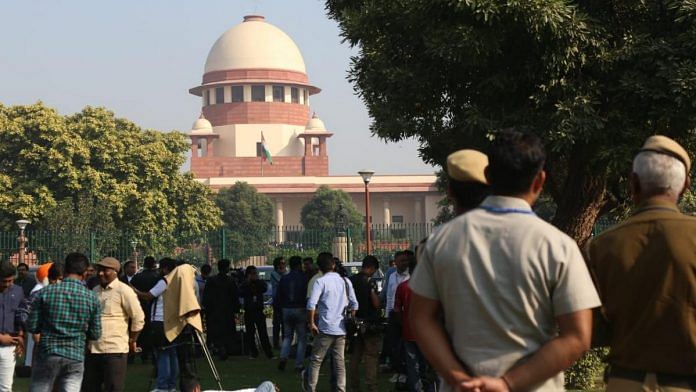 People outside Supreme Court | File photo | Manisha Mondal | ThePrint