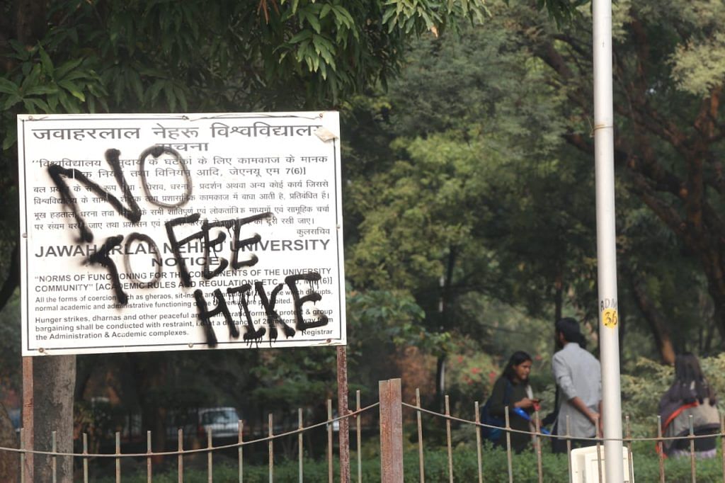 Protest over fee hike in JNU | Manisha Mondal | ThePrint