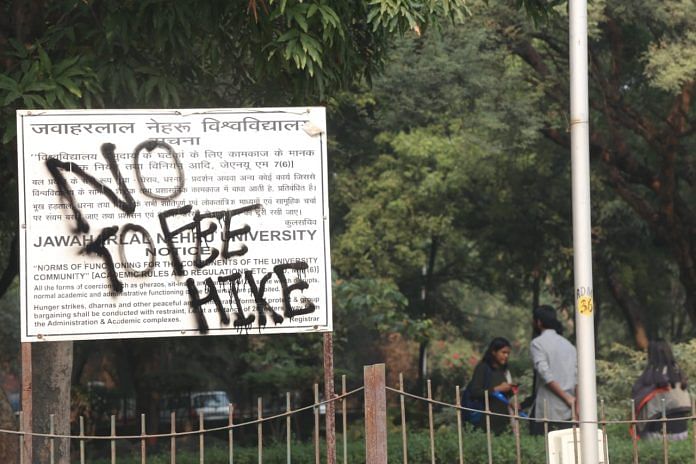 Protest over fee hike in JNU | Manisha Mondal | ThePrint