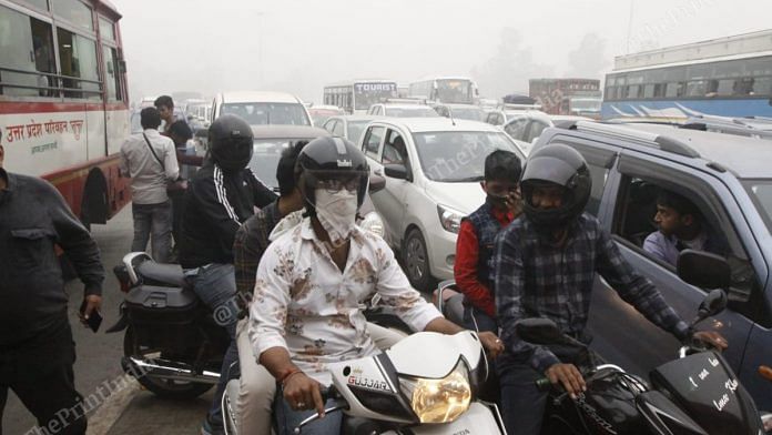Pollution in Delhi | Photo: Praveen Jain | ThePrint