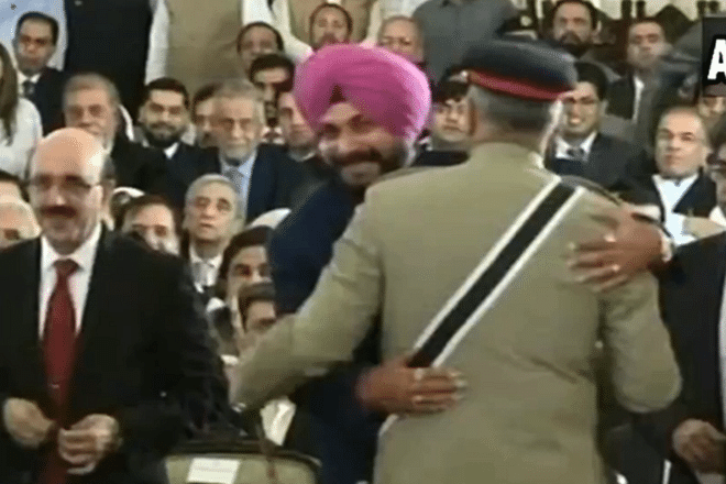  Punjab minister Navjot Sidhu attends Pakistan Prime Minister Imran Khan’s swearing-in ceremony